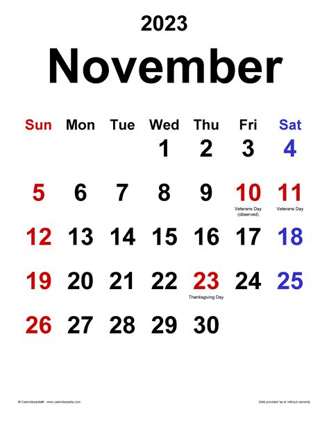 November 10, 2023 .
